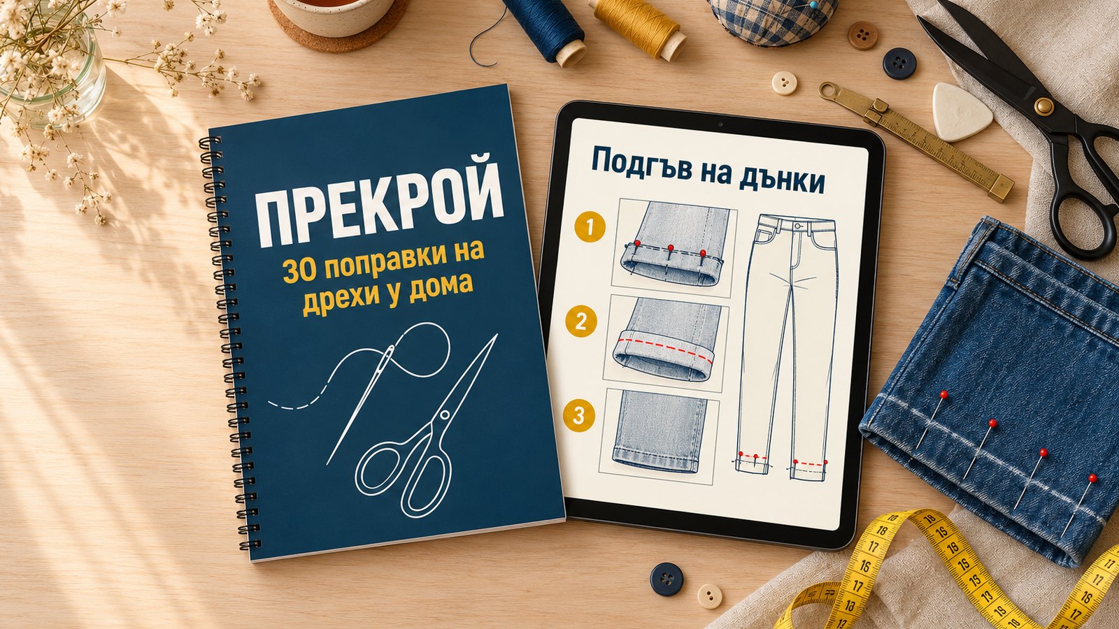 Прекрой – ръководството с 30-те поправки, отпечатано и на таблет